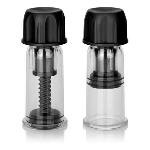 Nipple Play Vacuum Twist Suckers Black