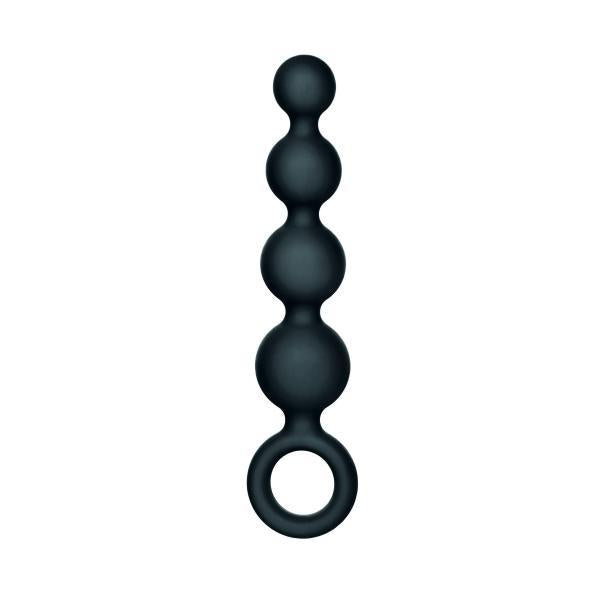 Coco Licious Silicone Booty Beads Black 4.5 Inch