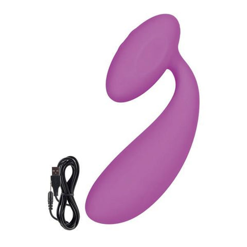 Lust L10 Silicone Dual Vibrator Waterproof - Purple