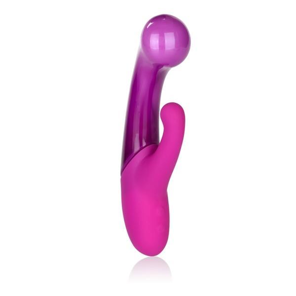 Opal Purple Vibrating Glass Massager