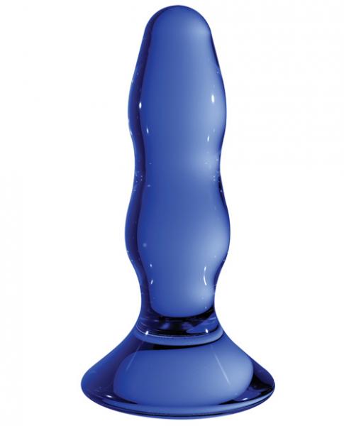 Chrystalino Pleaser Blue Glass Plug