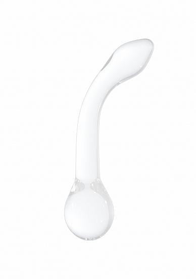 Chrystalino G-Rider White Glass G-Spot Dildo