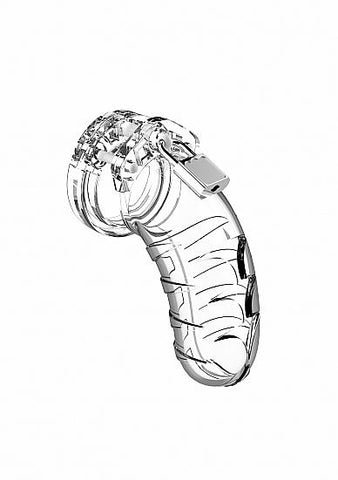 Mancage Chastity 4.5 inches Transparent Model 4 Clear