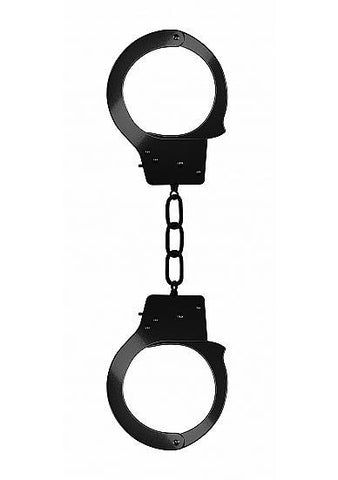 Ouch Beginners Handcuffs Metal Black