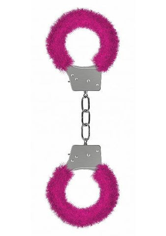 Ouch Beginners Handcuffs Furry Pink