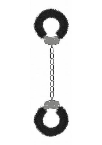 Ouch Beginners Legcuffs Furry Black