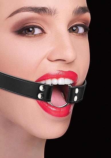 Ouch Ring Gag Black O-S