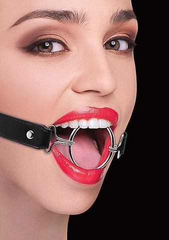 Ouch Ring Gag XL Black O-S