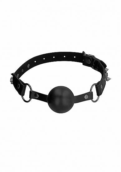 Ouch! Skulls & Bones Silicone Ball Gag Black