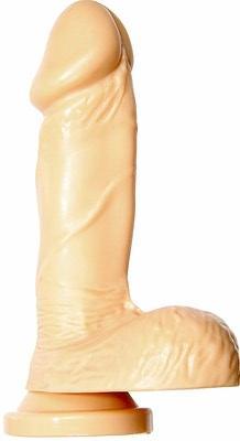 Cock Balls 6 Inches Flesh Suction Cup