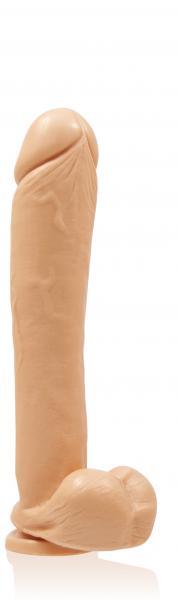 Exxxtreme Dong Suction 12 Inches Beige