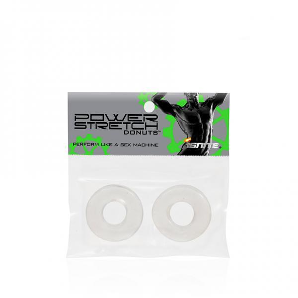 Thick Power Stretch Donut C Ring - 2 Pack - Clear