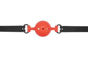 Stfu Breathable Ball Gag Large Black Orange O-S