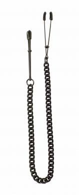 Black Tweezer Clamp W-Link Chain