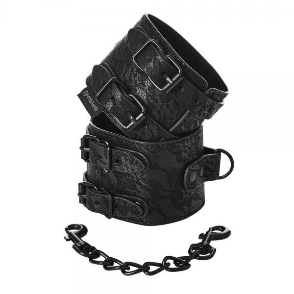 Sincerely Double Strap Handcuffs Black