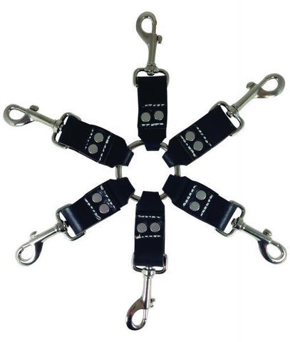 Edge Leather 6 Point Hog Tie Restraint