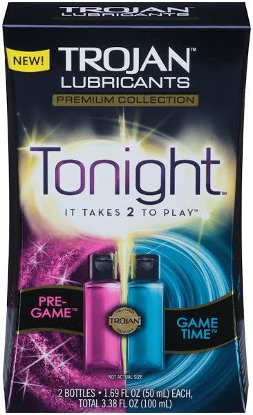 Trojan Lubricants Tonight 2 Bottles 1.69oz each