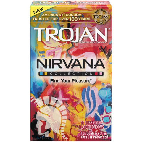 Trojan Nirvana  Collection 10 Pack Latex Condoms