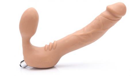 Realdoe Silicone Strapless Strap On 6 Inch - Beige