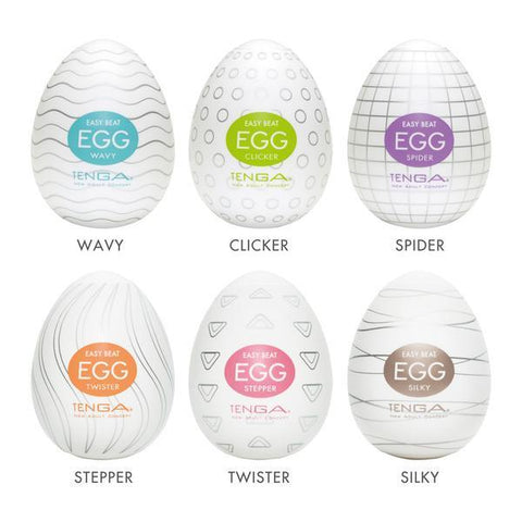 Tenga Egg Variety Pack Easy Beat Strokers 6 Pack