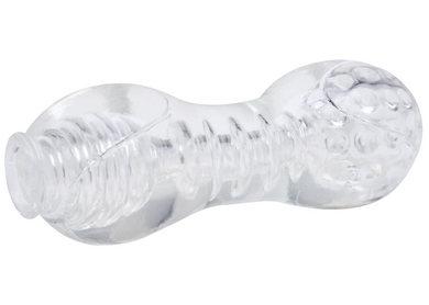 Climax Gems Crystal Hand Job Stroker Clear