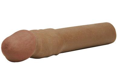 Cyberskin 4 Inch Xtra Thick Transformer Penis Extension - Brown