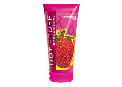 Hot Stuff Warming Massage Oil Strawberry 6oz