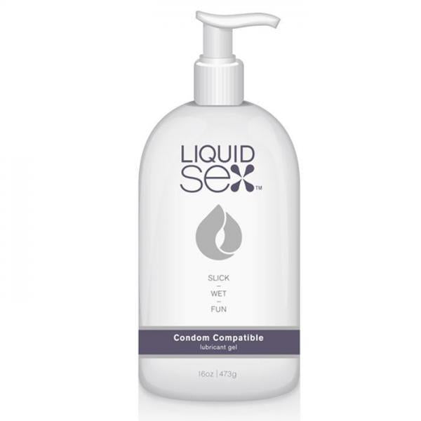 Liquid Sex Condom Compatible Lubricant Gel 16oz