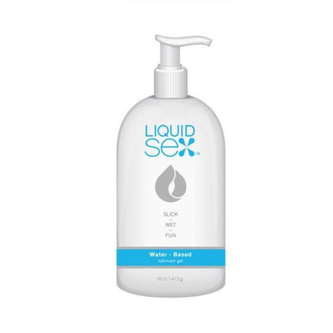 Liquid Sex Water Based Lube 16 fl oz Pump Bottle