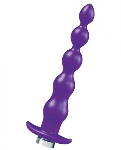 Quaker Plus Indigo Purple Anal Beads Vibrator