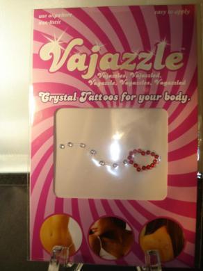 Vajazzle Heart Kite Crystal Tattoo