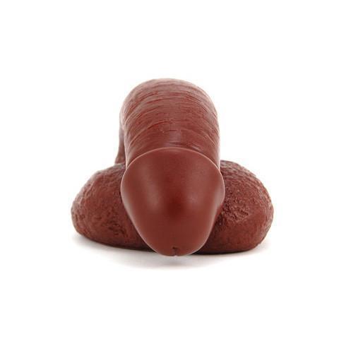 Mister Right Vixskin Chocolate Brown Packing Dildo