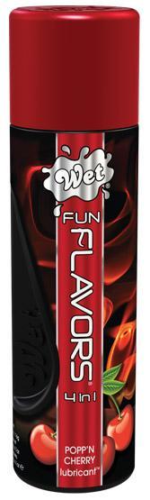 Wet Fun Flavors 4-in-1 Popp'n Cherry 4.1oz Lubricant