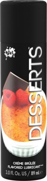 Wet Desserts Flavored Lubricant Creme Brulee 3oz