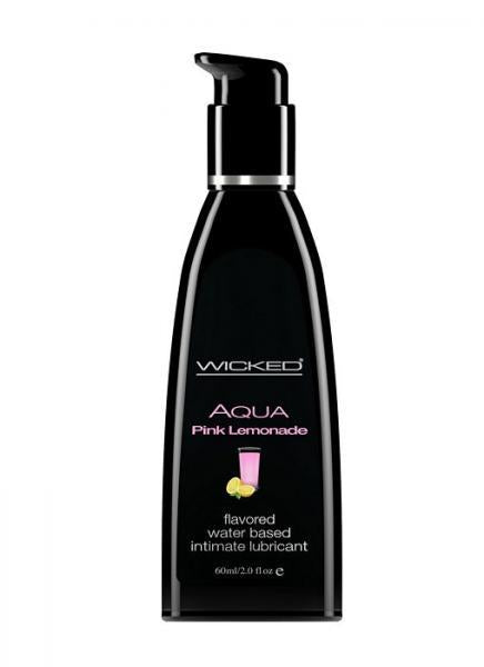 Wicked Aqua Pink Lemonade Flavored Lubricant 2oz