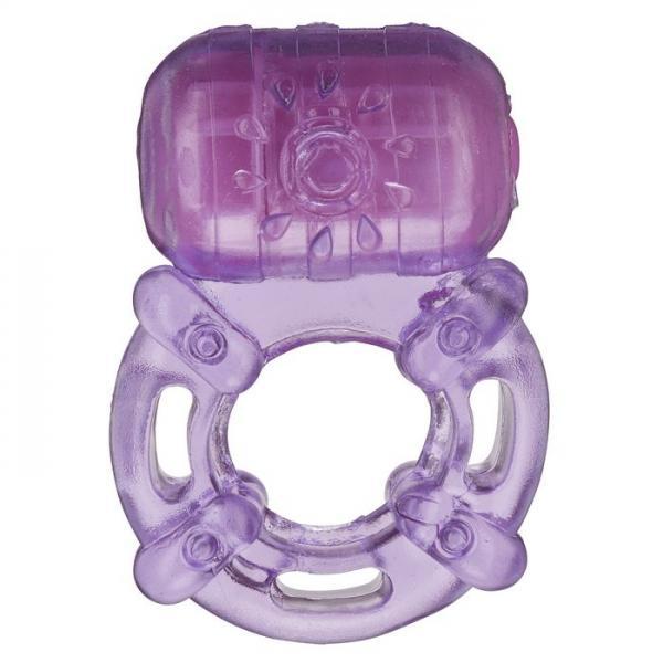 Cloud 9 Pleasure Tickler 5 Speed Ring Purple