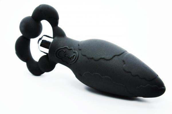 Cloud 9 Silicone Pro Plug Large Silver Vibe Black