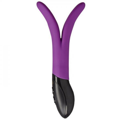 Double Touch Purple-Black Vibrator