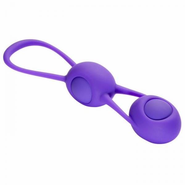 Kegel Training 4 Weighted Balls & Pouch Purple Premium Silicone