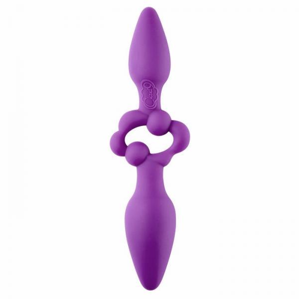 Pro Sensual Oversized Double Dare Dual Anal Plug Purple