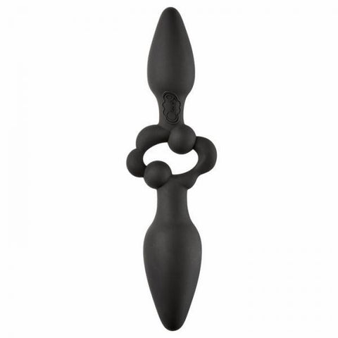 Pro Sensual Oversized Double Dare Dual Anal Plug Black