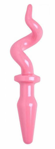 Piggy Tail Anal Plug Pink