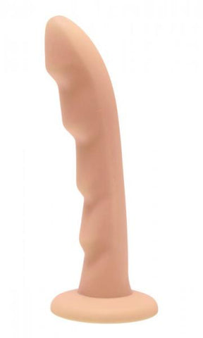 Strap U Ripples Silicone Strap On Harness Dildo Beige